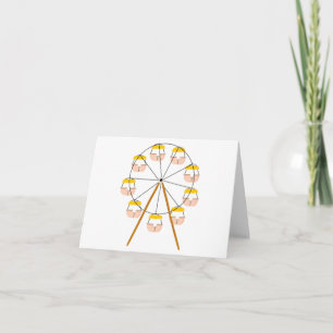 Carte De Remerciements Carnival Ferris Wheel