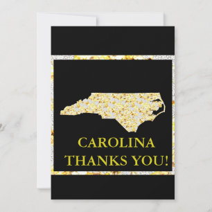 CARTE DE REMERCIEMENTS CAROLINA VOUS REMERCIE !