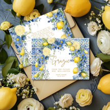 Carreaux bleus de citron italiens Italie Enterreme