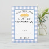 Carte De Remerciements Carte-cadeau de l'enseignant Valentine Smart Cooki (Debout devant)