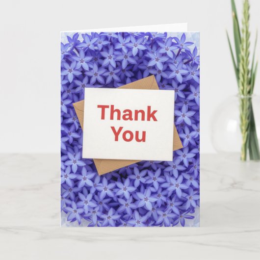 Carte de remerciements, Carte d'appréciation, Merc (Devant)