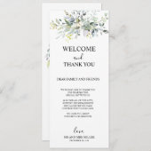 Carte de remerciements, Carte de remerciements bur (Devant / Derrière)