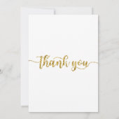 Carte de remerciements, Carte de remerciements de (Dos)