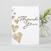 Carte de remerciements Cartes vintages (Debout devant)