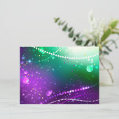 Carte De Remerciements Carthagène Solive Purple (Debout devant)