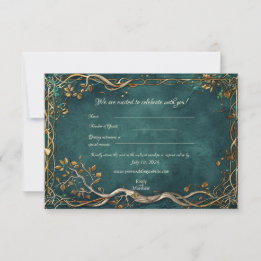 Carte De Remerciements Carton de réponse de mariage Grandeur de la Terre
