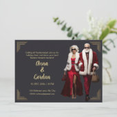 Carte De Remerciements Carton d'invitation de vacances Fashionista (Debout devant)