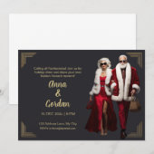 Carte De Remerciements Carton d'invitation de vacances Fashionista (Devant / Derrière)