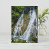 Carte De Remerciements Cascade de Mele-Maat dans la jungle (Debout devant)