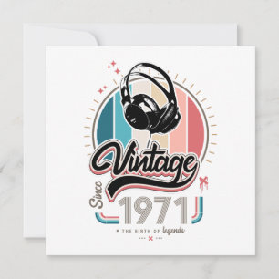 Carte De Remerciements Casques vintages depuis 1971