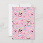 Carte De Remerciements Casse-noisette rose mignon Personnalisé (Dos)