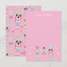 Casse-noisette rose mignon Personnalisé