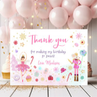 Casse-noix Pays des sucreries Or rose Anniversaire