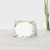 Carte De Remerciements Catégorie de Fleur sauvage 2025 (Dos)