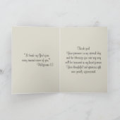 Carte De Remerciements Catholic First Holy Communion RosaryThank You (Intérieur)