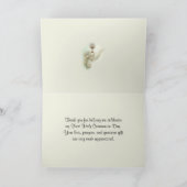 Carte De Remerciements Catholique Première Sainte Communion Religieuse (Intérieur)