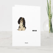 Carte de remerciements cavalier du Roi Dogs (Dos)