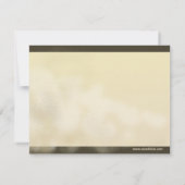 Carte De Remerciements Cavalier rose et noir de la fille ATV (Dos)