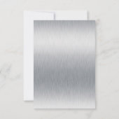 Carte De Remerciements Ce noble tuxedo noir et blanc (Dos)