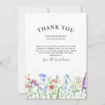 Célébration de Baby Shower aux Fleurs Sauvages Mul