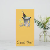 Carte De Remerciements Célébration de nouvelles années (Debout devant)