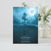 Carte De Remerciements Célébration des funérailles des pêcheurs de l'océa (Debout devant)