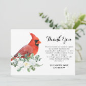 Carte De Remerciements Célébration du Mémorial Cardinal de la Sympathie d (Debout devant)