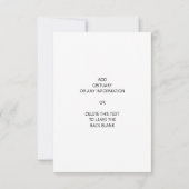 Carte De Remerciements Celebration of Life Funeral Floral (Dos)