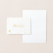 Carte de remerciements céleste étoilé (Affichage)