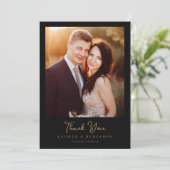 Carte De Remerciements Celestial Romance Wedding (Debout devant)