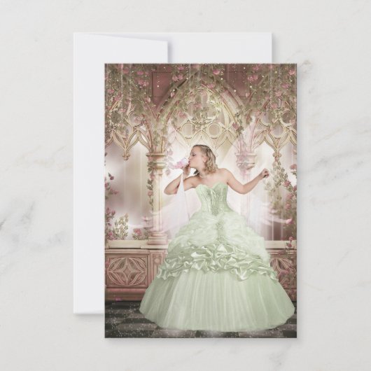 Carte De Remerciements Cendrillon (Devant)