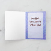 Carte De Remerciements Centre de la fête du poulet (Intérieur)