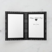 Carte De Remerciements Céramique noir (Intérieur)