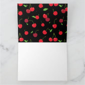 Carte De Remerciements Cerise 2 (Intérieur)
