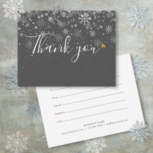 Carte De Remerciements Certificat-cadeau de Noël pour Entreprise