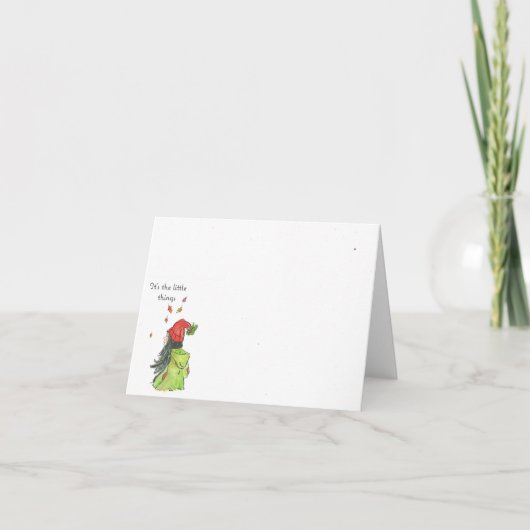 Carte De Remerciements C'est les petites choses (Devant)