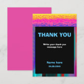 Carte De Remerciements C'est l'heure du jeu Enfants Anniversaire de jeu v (Devant / Derrière)