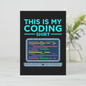 Carte De Remerciements C'Est Mon Programmeur De Programmation Informatiqu (Debout devant)