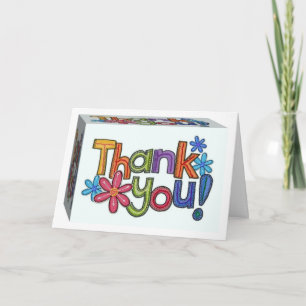 CARTE DE REMERCIEMENTS CETTE BOÎTE PLEINE DE "GRATITUDE" EST REMERCIÉE