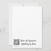 Carte De Remerciements Champ de marguerite (Dos)