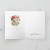 Carte De Remerciements Champignon d'automne | Baby shower forestier (Intérieur)