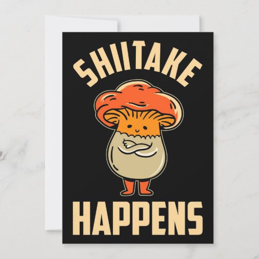 Carte De Remerciements Champignons de champignons de la chasse aux champi (Devant)