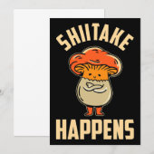 Carte De Remerciements Champignons de champignons de la chasse aux champi (Devant / Derrière)