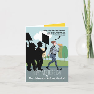 Carte De Remerciements "Champion de famille : Bonne fête des mères !