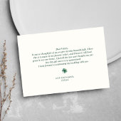 Carte De Remerciements Chanceux en amour Shamrock Heart Enterrement de vi