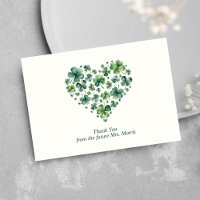 Chanceux en amour Shamrock Heart Enterrement de vi