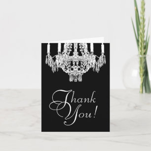 Carte De Remerciements Chandelier