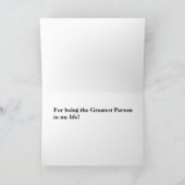 Carte De Remerciements Chant d'oiseaux (Intérieur)