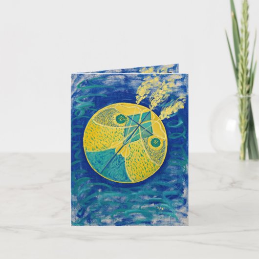 Carte De Remerciements Chaos Primordial, 1906-1907 par Hilma af Klint (Devant)