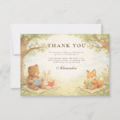 Carte De Remerciements Chapter Two Little Reader Birthday (Devant)